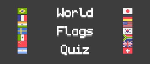 Click the 'A' Flags Quiz